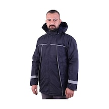 Eser - Polarlı Denizci Kabanı - Reflektörlü - Lacivert