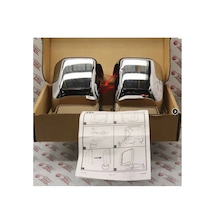 Jeep - Dış Ayna Kapağı Kromlu Set Rubicon 2009-