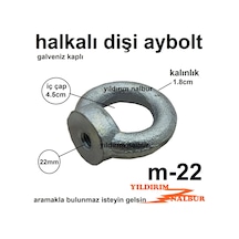 Aybolt M22 Halka Civata Dişi Çekme Halkası Mapa Büyük Boy Çeki Ha