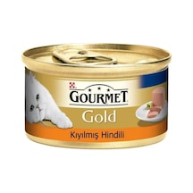 Gourmet Gold Kıyılmış Hindili Kedi Konservesi 85gr
