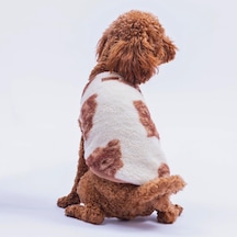 Poodle Paw Peluş Sweat Poodle Desenli Kedi Köpek Sweati Kedi Köpek Kıyafeti Köpek Peluş Kolsuz Sweat Sıcak Tutan Süveter