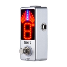 Mini Kromatik Tuner Pedal Etkisi Led Ekranlı Gitar Bas İçin Gerçek Bypass