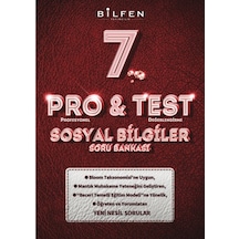 Bilfen 7. Sınıf Sosyal Bilgiler Pro & Test Soru Bankası/Kolektif