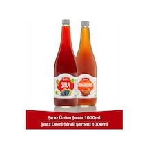 Doğal Üzüm Şırası 1 Litre & Doğal Demirhindi Şerbeti 1 Litre