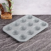 Tohana Kek Kalıbı Muffin 12 Li Granit Görünümlü 35cm Thn69005 2568