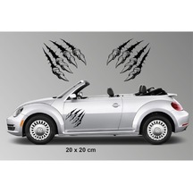 Aslan Pençeleri Tasarım Oto Sticker 2 Li Set