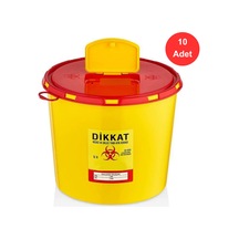 Atık Kovası 5 Litre X 10 Adet - Güvenli Ve Dayanıklı
