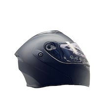 Kask Rs2 Marka Çene Açılır Güneş Vizörlü Mat Siyah
