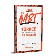 Kpss Öabt Türkçe Öğretmenliği 7 Deneme 9786057445919