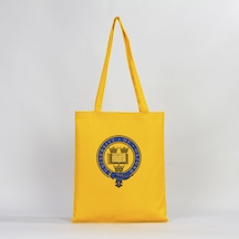 University Of Oxford Logo Sarı Gabardin Bez Çanta