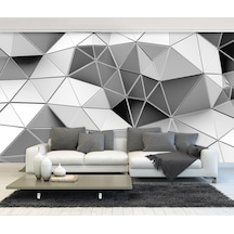 3 Boyutlu Geometrik Duvar Kağıdı (397463324)