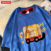 Noıssey Urban Pop Graphic Kadın Tişört Koleksiyonukod 5263 Saks