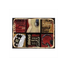 Bedeko Müzik Temalı Hediyelik Ahşap Tablo 25 Cm X 35 Cm
