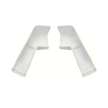 Chuangyinshop 2 Adet Pvc Karavan Çatı Oluk Su Tahliye Sistemi - Beyaz, Çeşitli Modellere Uygun