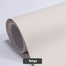 Kendinden Yapışkanlı Deri Kanepe Tamir Yama Mobilya Masa Sandalye Etiket Koltuk Beige 137x50cm