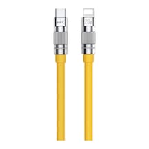 Wekome Wdc-187 1 M Type-c To Lightning 20 W Hızlı Şarj Kablosu Sarı