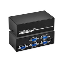 4 Port Vga Splitter 200 Mhz 1 Giriş 4 Çıkış Video Ekran Çoğaltma
