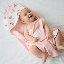 % 100 Pamuk Müslin Kurulanma Örtüsü Bébé Lapin Rose Towel819
