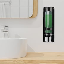 Vıvo 1 Adet Siyah 400 Ml Manuel Şampuan Sıvı Tutucu Banyo, Mutfak, Lavabo, Dezenfektanı Sabunluk V-52 Siyah