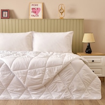 Soft Tek Kişilik İnce Microfiber Yorgan - Beyaz - 155x215 Cm Çok Renkli