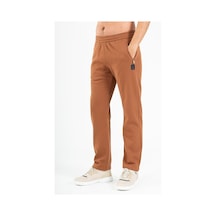 Maraton Sportswear Regular Erkek Düz Paça Basic Taba Eşofman Altı 21795 Taba