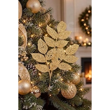 Yılbaşı Çam Ağacı Süsü Yaprak Büyük Rosegold Diğer