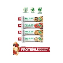 Vegan Protein Bar 40 G Karma Kutu - 12 Adet 4 Çeşit