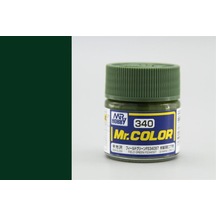 10 Ml. Field Green Fs34097 Mr.color Serisi Maket Boyası, Mr.hobby C340 Standart