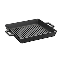 Lava Döküm Izgara Tava Metal Kulplu 26 x 32 CM