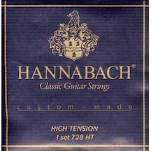 Hannabach 7288ht Custom Made High Tension Klasik Gitar Teli 3lü