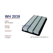WUNDER WH2039 HAVA FİLTRESİ - MiTSUBiSHi MONTERO 3,2 DI,D-PAJERO