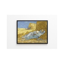 Van Gogh Siesta Van Gogh Çerçevesiz Poster 30x42 Cm A3 Tablo Duvar Dekoru Mat Fotoğraf Kağıdı