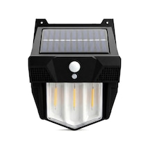 Panther Pt-2983 Işık Ve Hareket Sensörlü Solar Led Duvar Lambası - Güneş Enerjili Bahçe Aydınlatması