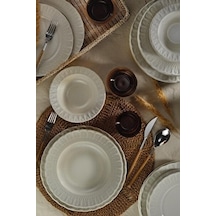 Kütahya Porselen Verapor By Siena 24 Parça Yemek Seti Pearl Psın2