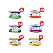 Nutri Feline 12'li Karışık Tavuklu Seri Yaş Kedi Maması Ekonomik Koli