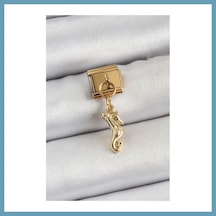 Bezos 316l Çelik Sallantılı Deniz Atı Model Gold Renk Nomination Charm Mbt06