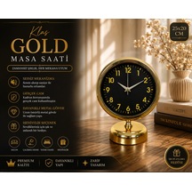 Klas Gold 25 X 20 Cm Metal Masa Saati