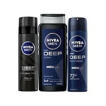 Men Erkek Damat Çeyiz Bohça Seti, Banyo Ve Duş Jeli 500ml, Tıraş Jeli 200ml, Sprey Deodorant 150ml