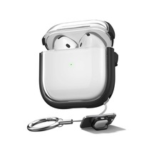 Apple Airpods 2/1. Nesil Kılıf Renkli Kenar Kilitli Kapak Beyaz