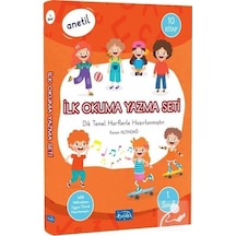 1. Sınıf Anetil - İlk Okuma Yazma Seti 10 Kitap Set Renkli Res...