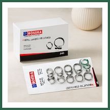 Bezos Metal Hortum Kelepçesi Seti 8-18mm 11- 13-23mm 18-25mm 14-27mm Bzs01 Standart