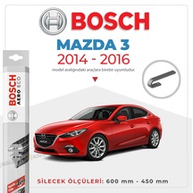Mazda 3 Sedan Muz Silecek Takımı 2014-2016 Bosch Aeroeco