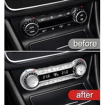 Mercedes Benz Klima Tuş Kaplamaları Krom Cla W117 Gla W156