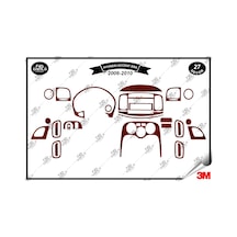 Hyundai Accent Era 2006-2010 Torpido Konsol Trim Göğüs Maun Kaplama Set 27 Parça Maun