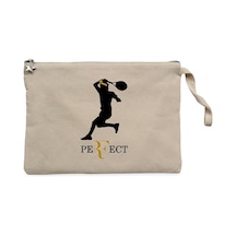 Rafael Nadal Perfect Krem Clutch Astarlı Cüzdan / El Çantası Krem
