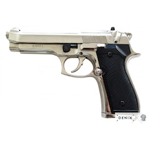 Denix 92f Beretta Pistol 1975 Italy 25cm Koleksiyon Obje