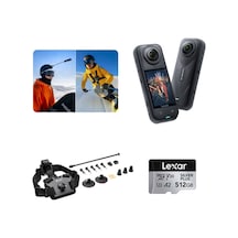 X5 Aksiyon Kamerası - Kayak Kiti 512 Gb Siyah
