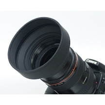 52 MM Üç Kademeli Kauçuk Lens Hood (Parasoley)