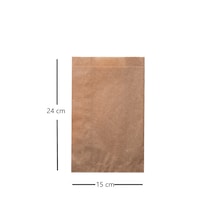 Anadolu Kağıtçılık Çizgili Şamua Kraft Kese Kağıdı 10 KG 15 x 24 CM Simitlik