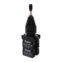 Emas Cp707dj40 Cp Serisi Plastik 2no+2no Joystick Kalıcı 4 Pozisyonlu 22 Mm Buton